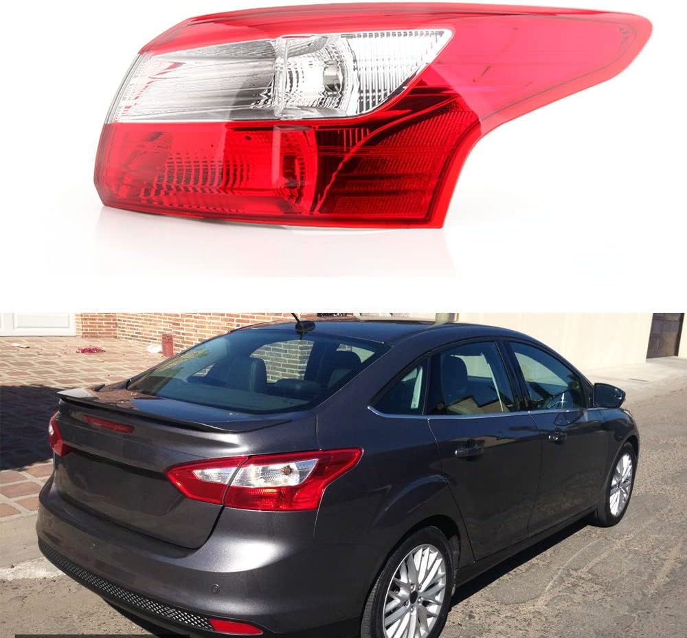 Tail Light Lamp Rear Brake Lamp Stop Indicator Light with Bulb (Left Driver Side) A3597