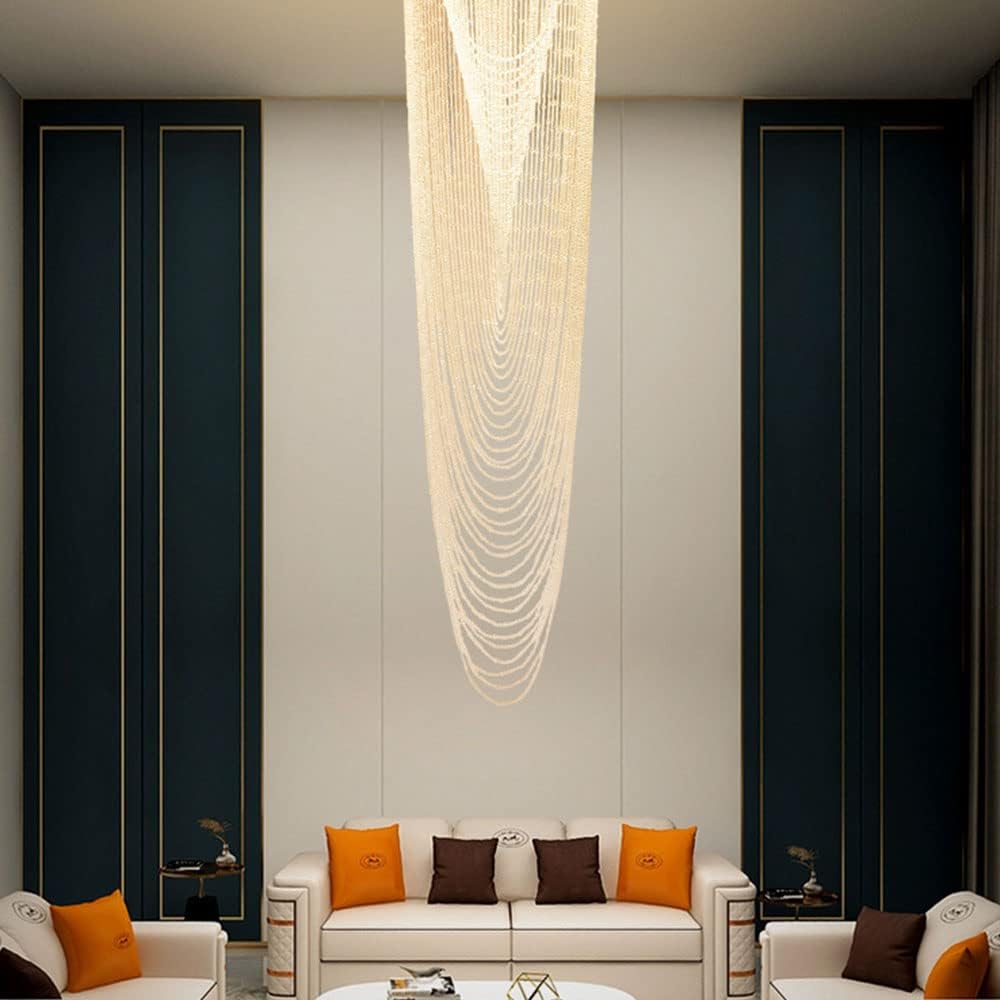 H91'' High Ceiling Modern Crystal Chandelier C539321