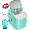 Countertop Ice Maker 9 Bullet Ice Cubes 26lbs/24H with Scoop & Basket S533680