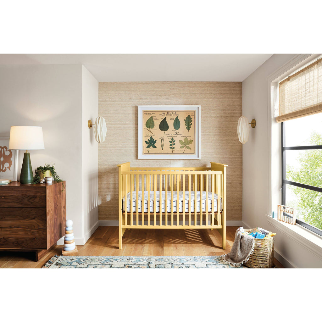 Modern Nest Crib with Toddler Bed Frame Conversion Rail G441
