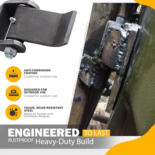 Weld On Steel Strap Hinges, Pack of 4 Y776984