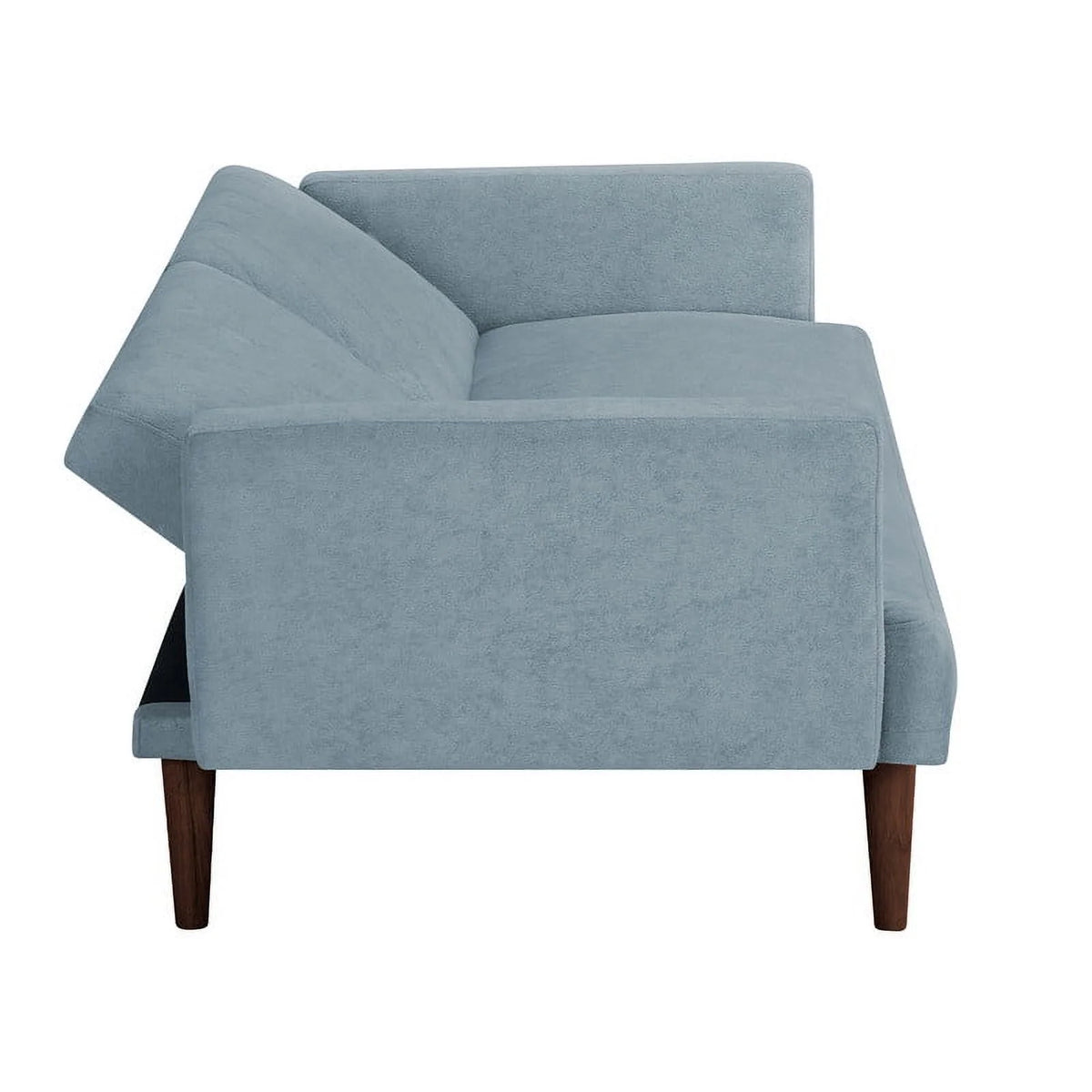 Blue Convertible Futon Sofa Bed E231