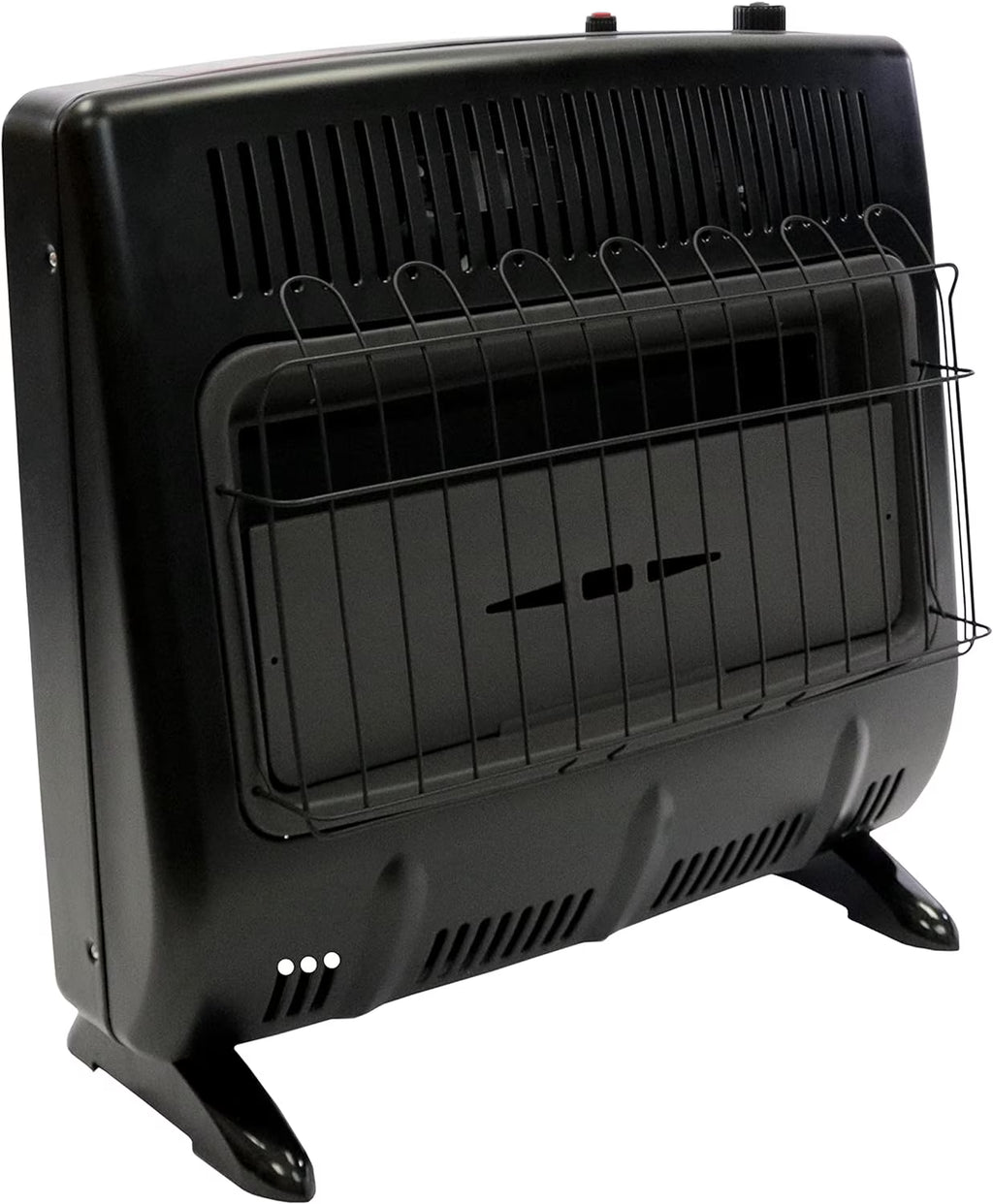 Black 30000 BTU Vent Free Natural Gas Wall Mount Space Heater V882204