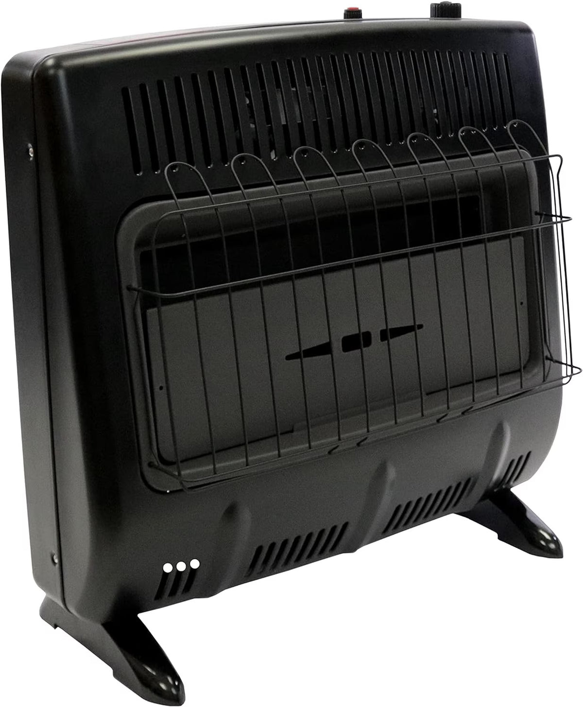 Black 30000 BTU Vent Free Natural Gas Wall Mount Space Heater V882204