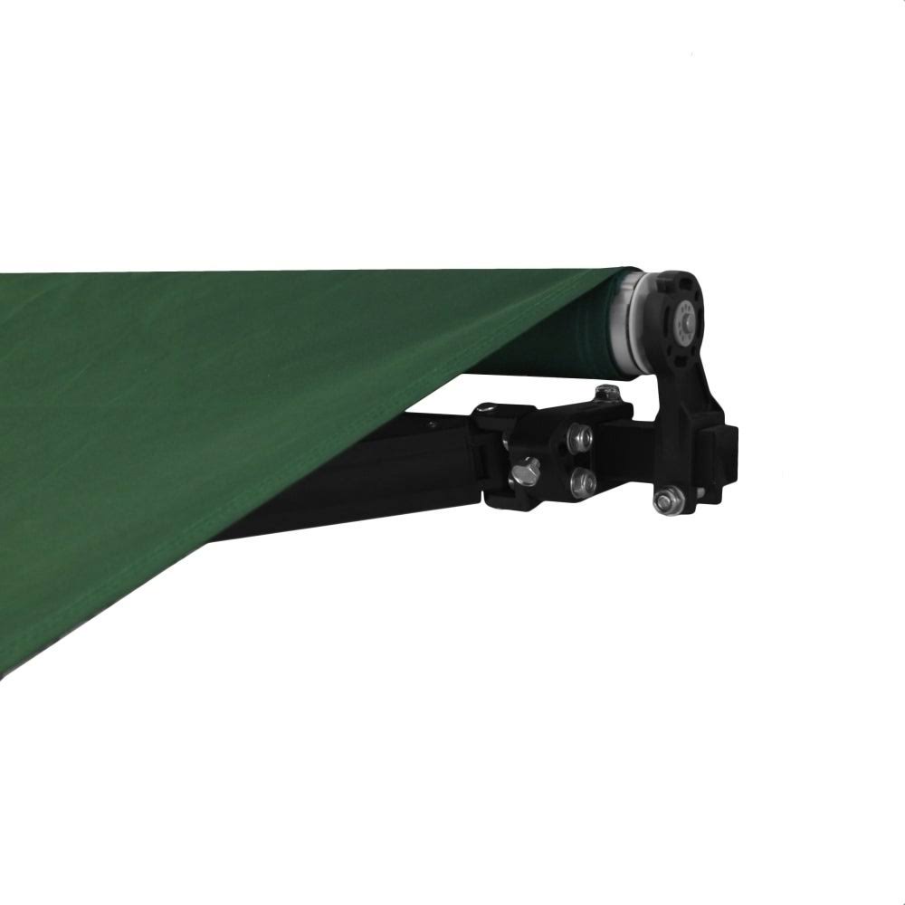 Motorized Retractable Patio Awning 12x10 Green Y294