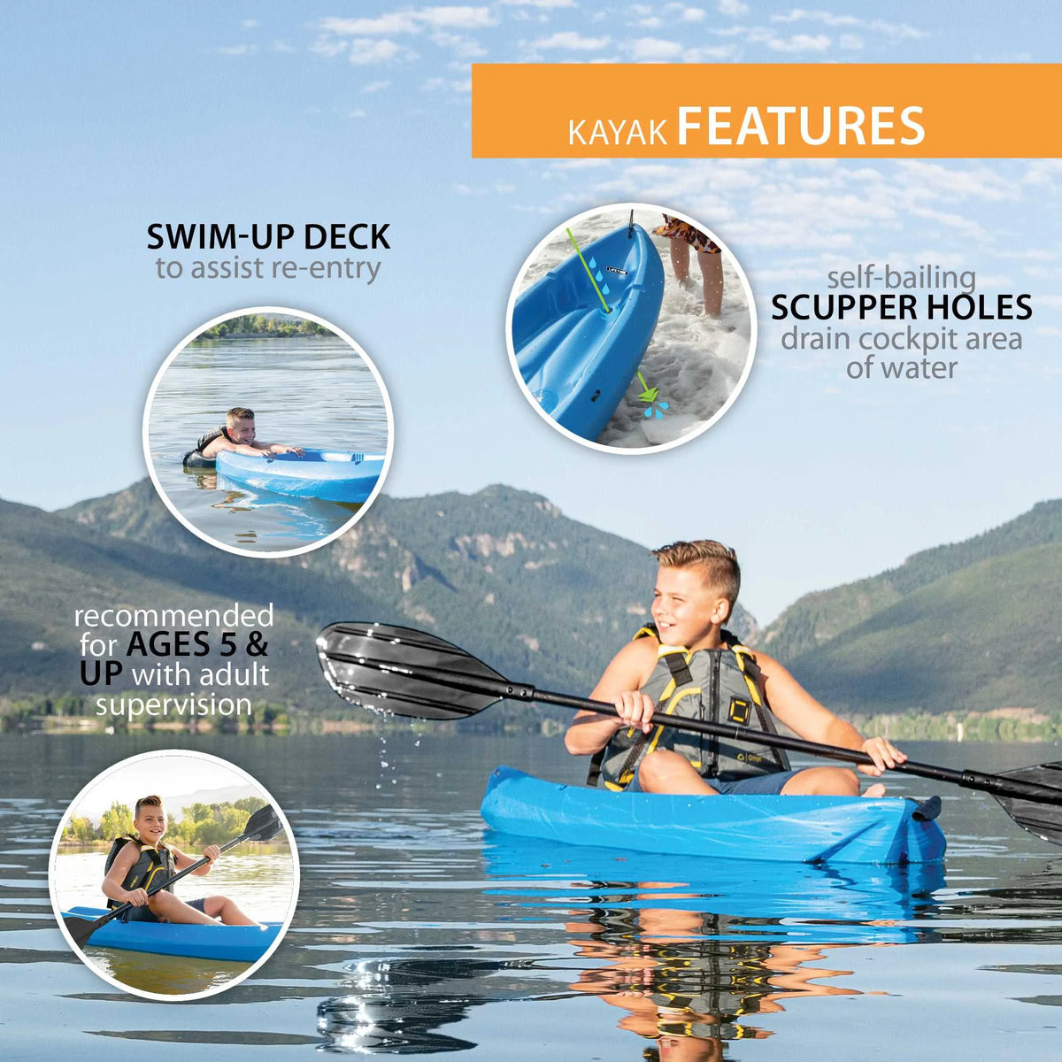 Blue Kayak W910
