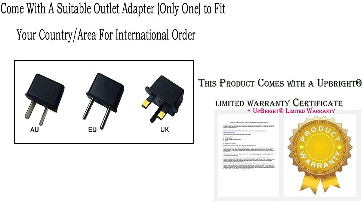 AC / DC Adapter with Barrel Round Plug Tip S31185