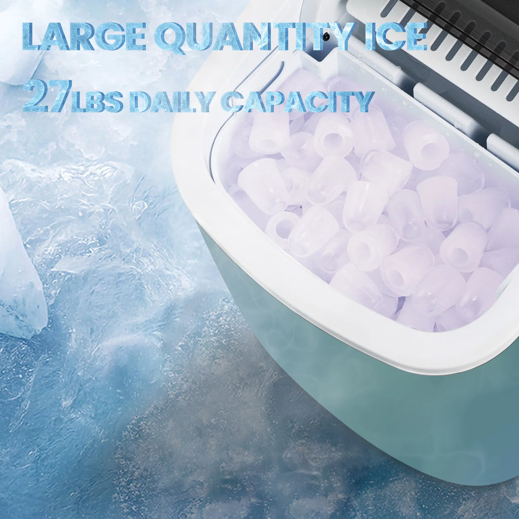 Countertop Ice Maker 9 Bullet Ice Cubes 26lbs/24H with Scoop & Basket S533680