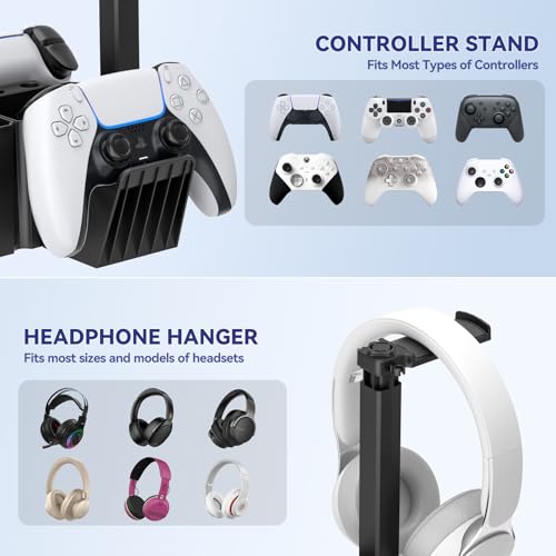 Controller Holder with Headphone Stand and Phone Holder G7929