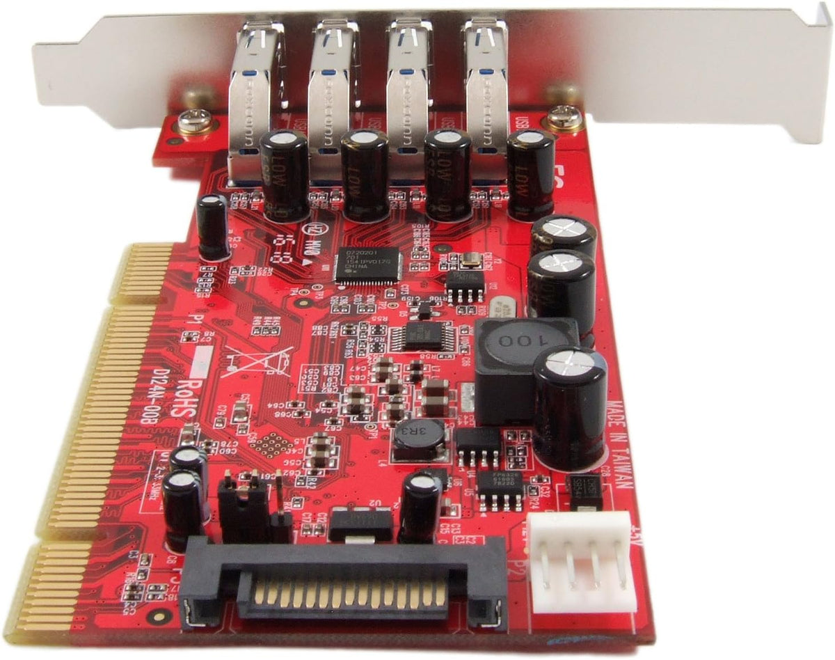 USB 3.0 4-Port Low Profile PCI Host Adapter Card S768111