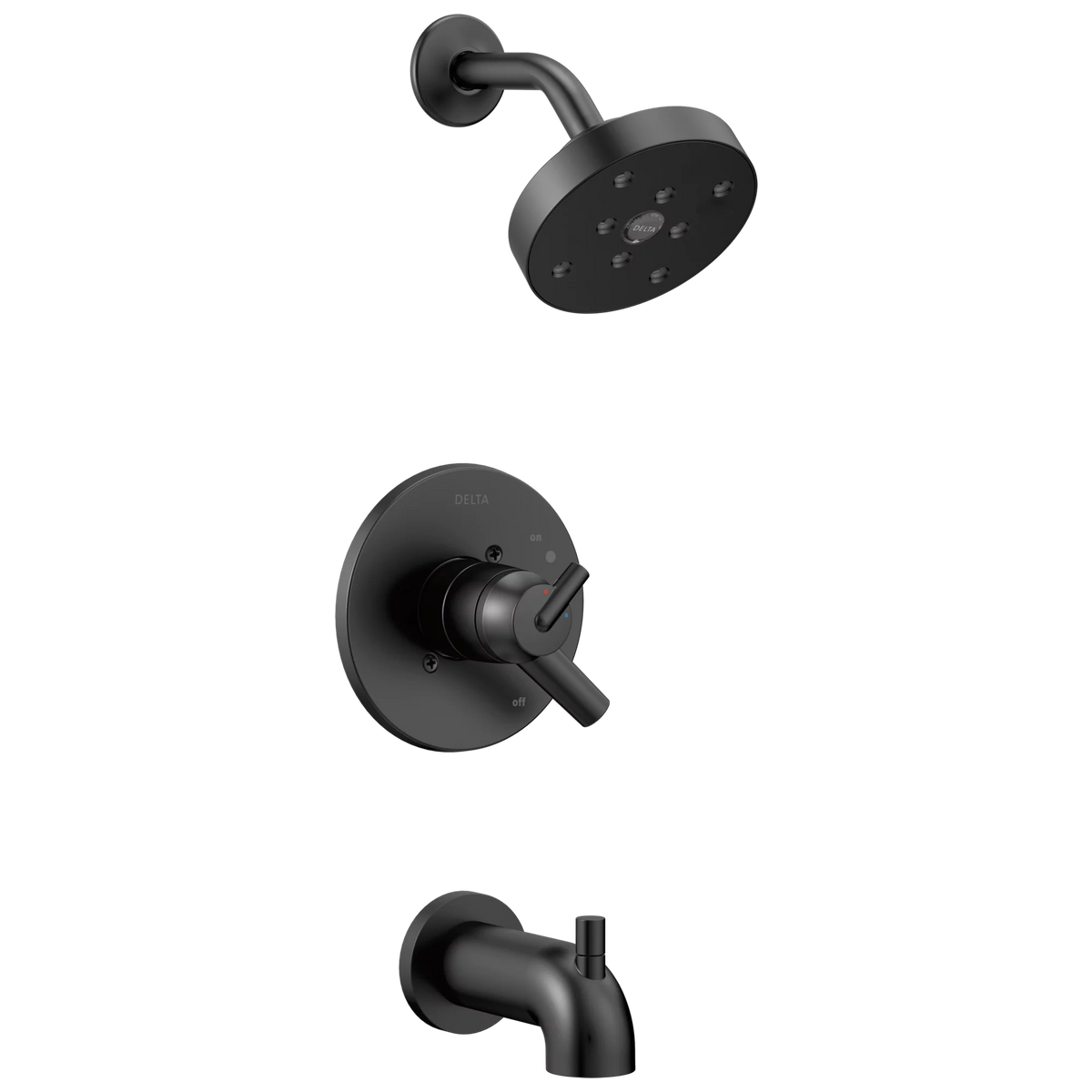 Matte Black Tub & Shower Trim F58831