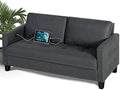 72" W Fabric 3 Seater Couch with 2 USB R307