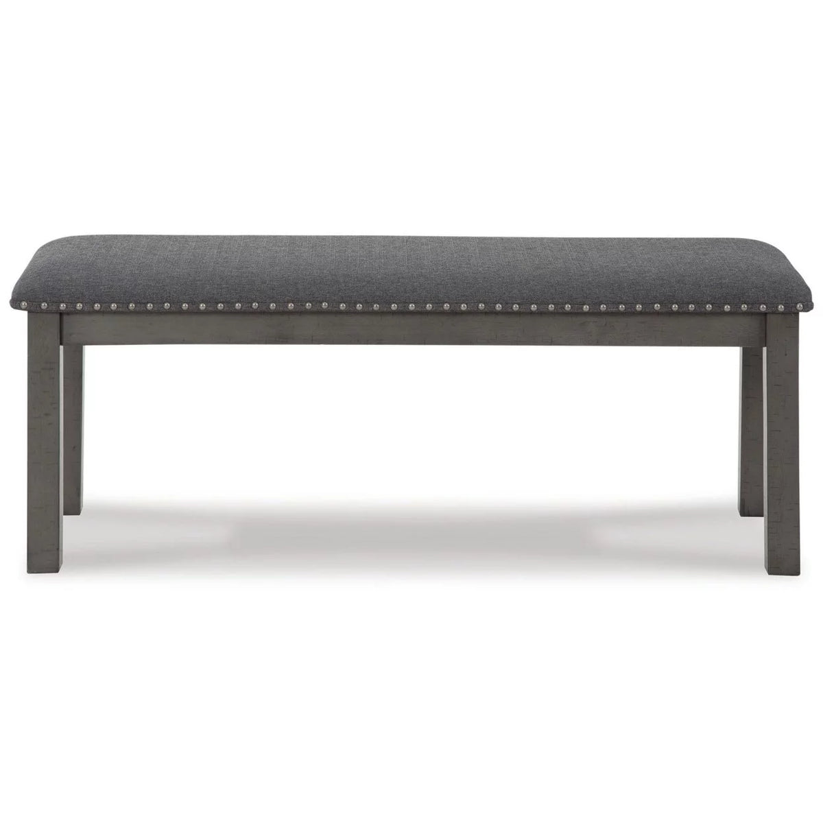 Antique Gray Wood Bench Q38806