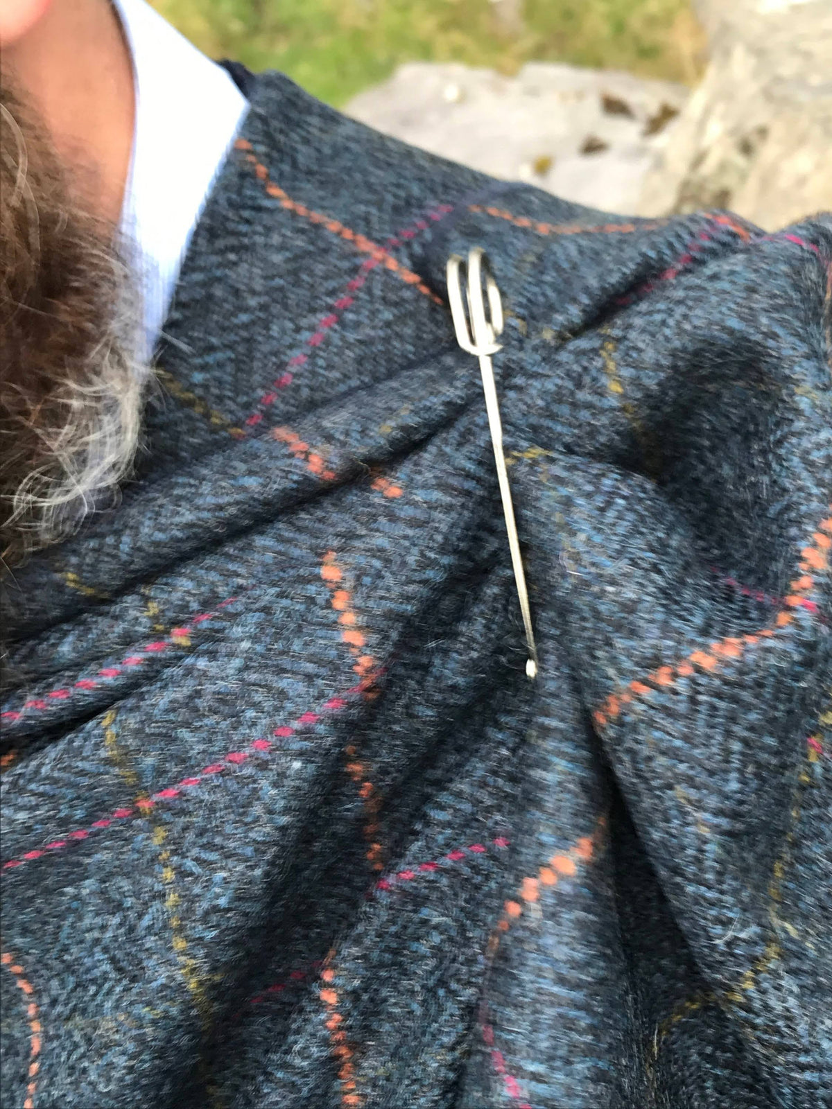 100% Wool Handmade Ruana R999