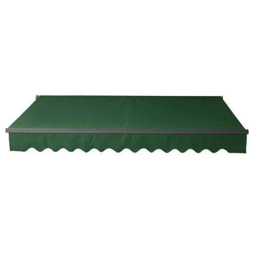 Motorized Retractable Patio Awning 12x10 Green Y294