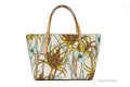 Small Climbing Palms Printed Canvas Tote Handbag Y919969