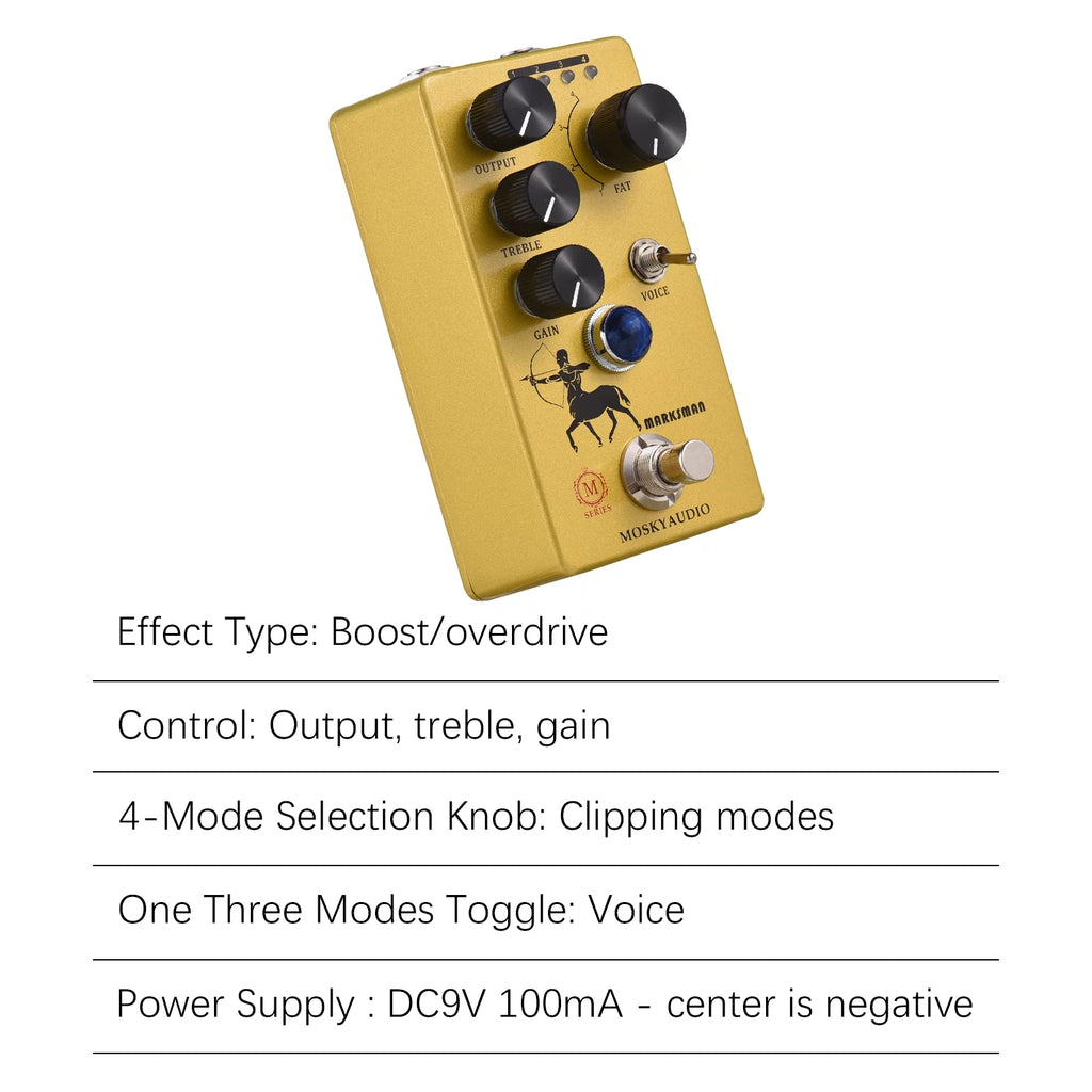 Overdrive/Preamp/Booster Pedal for Electric Guitar Y1508