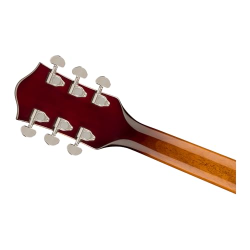 Havana Burst Hollowbody Electric Guitar with Bigsby A8639