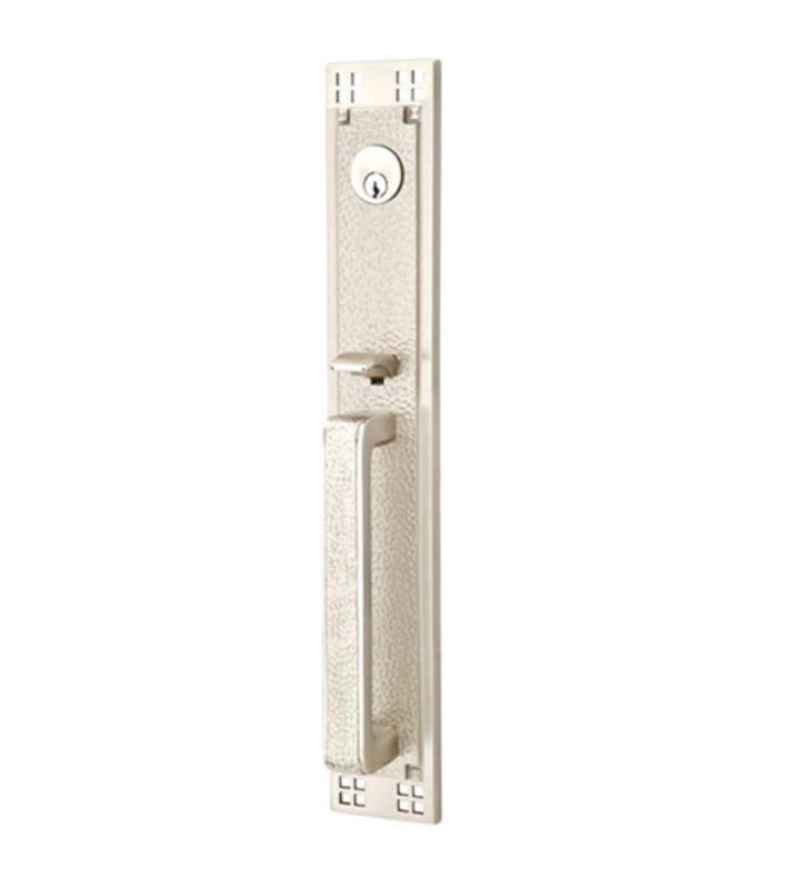 Satin Nickel Tubular Handleset D950