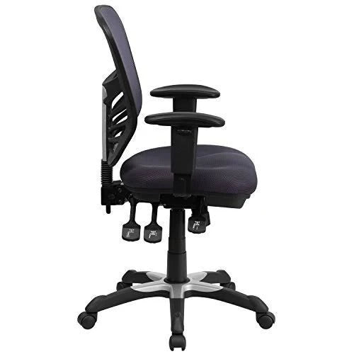 Mid-Back Dark Gray Mesh Executive Swivel Chair A427