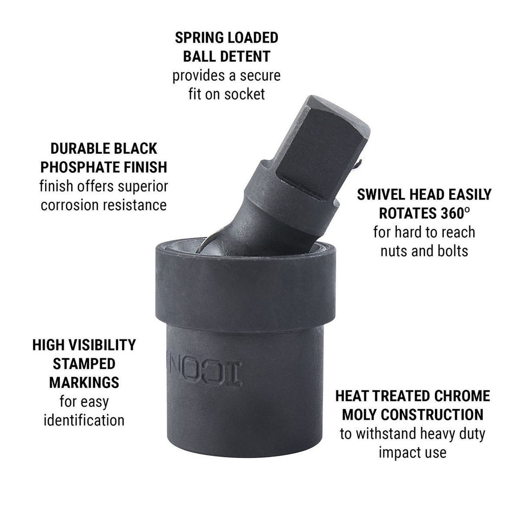 3/8 in. & 1/2 in. Impact Universal Joint Adapter Set, 2 Piece S449732