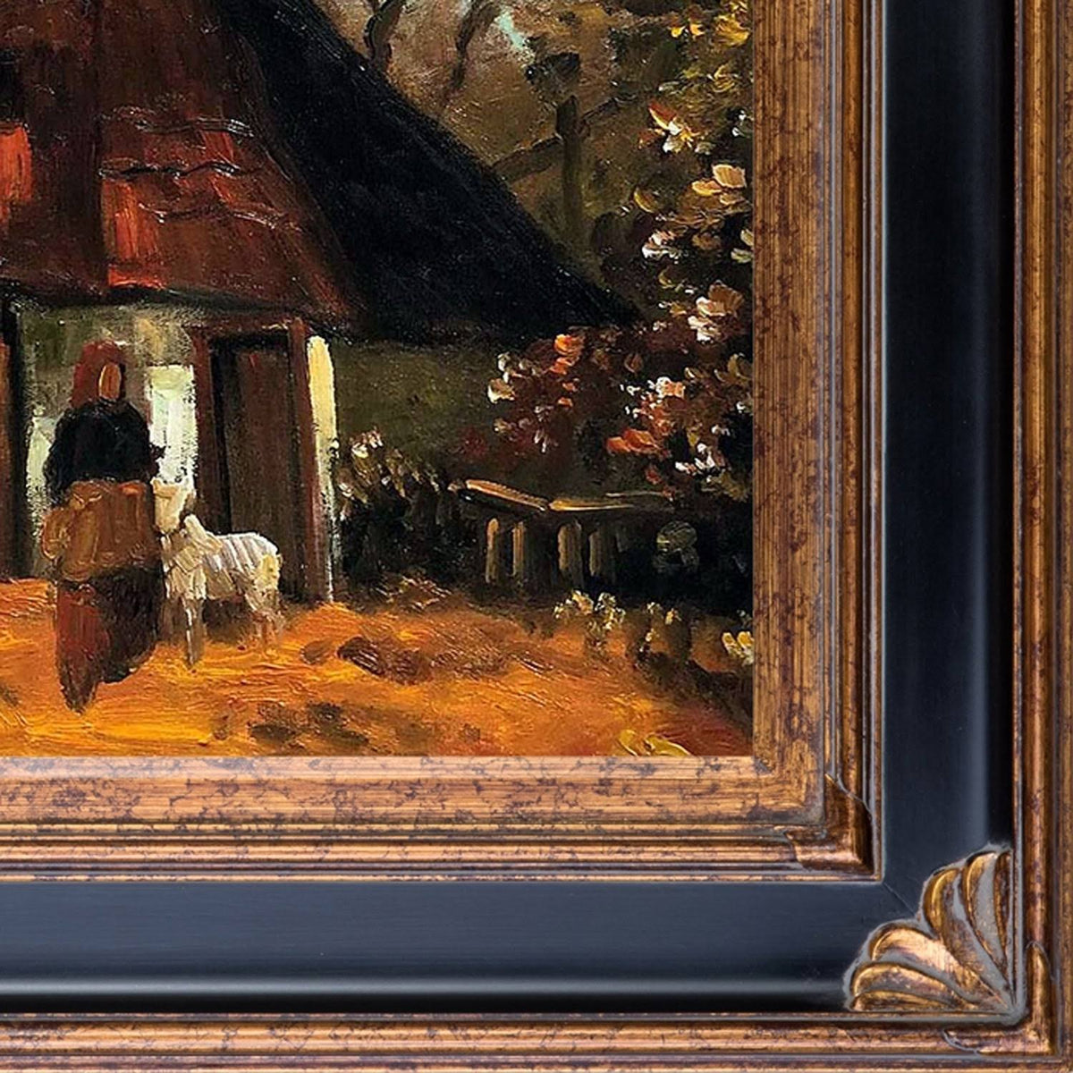 Framed Oil Painting on Canvas R4957