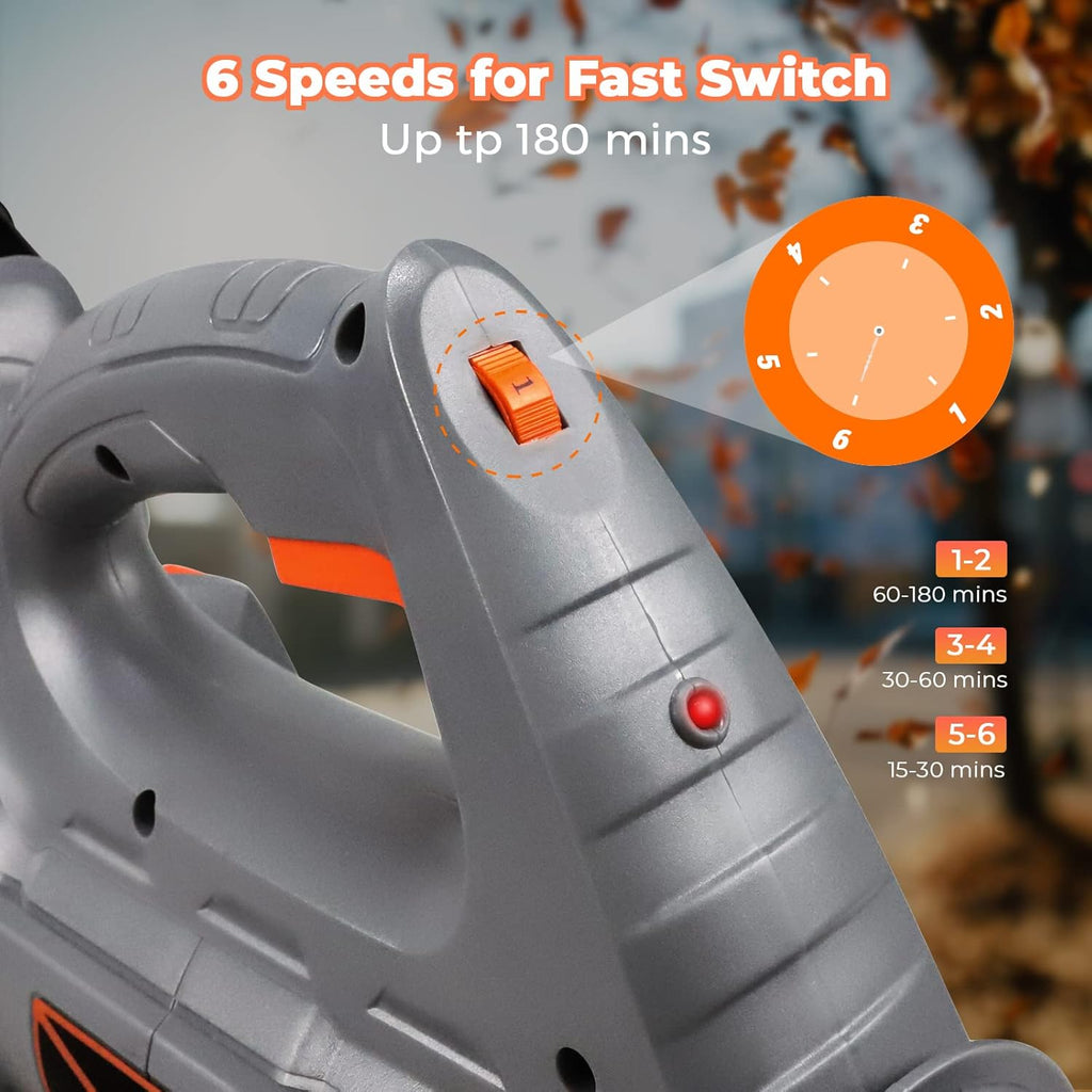 Cordless 21V Leaf Blower with 4.0Ah Battery & Charger, Pack of 2 M77882