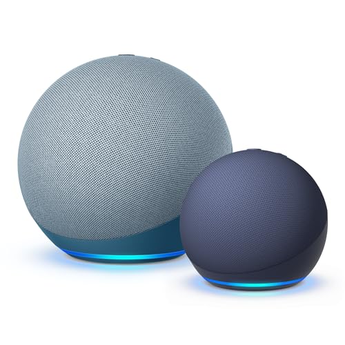 Echo with premium sound, smart home hub, and Alexa, Charcoal D327188