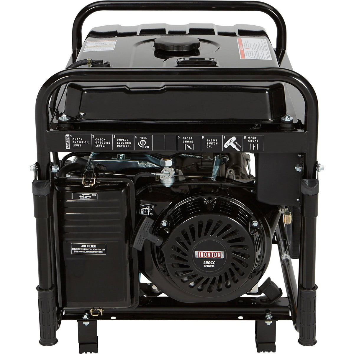 Portable Generator with Wheel Kit - 7000 Surge Watts, 5500 Rated Watts D575125