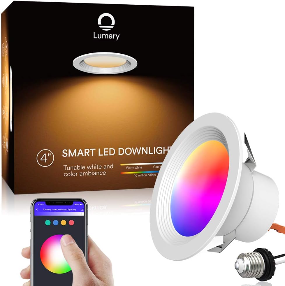 4 inch Smart Recessed Downlight 9W 810LM LED Wi-Fi Can Lights E15429