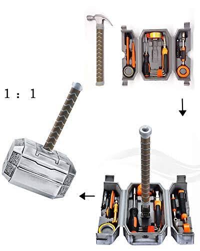 Household Hand Tool Kit with Hammer Case E6098