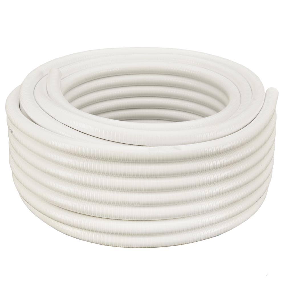3-in x 50-ft Schedule 40 White Flexible PVC Pipe E17114