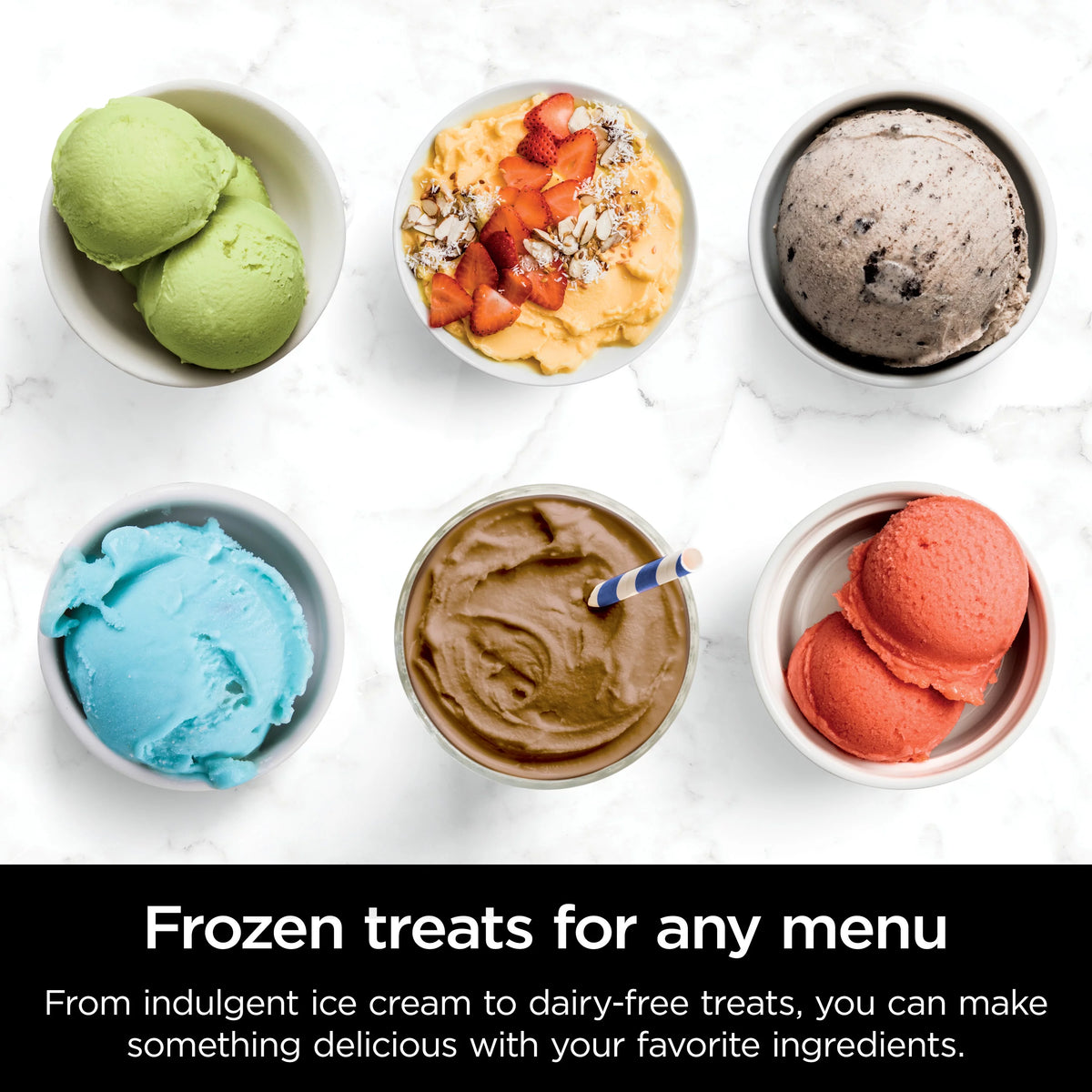 Silver Ice Cream Maker, 7 One-Touch Programs G23174