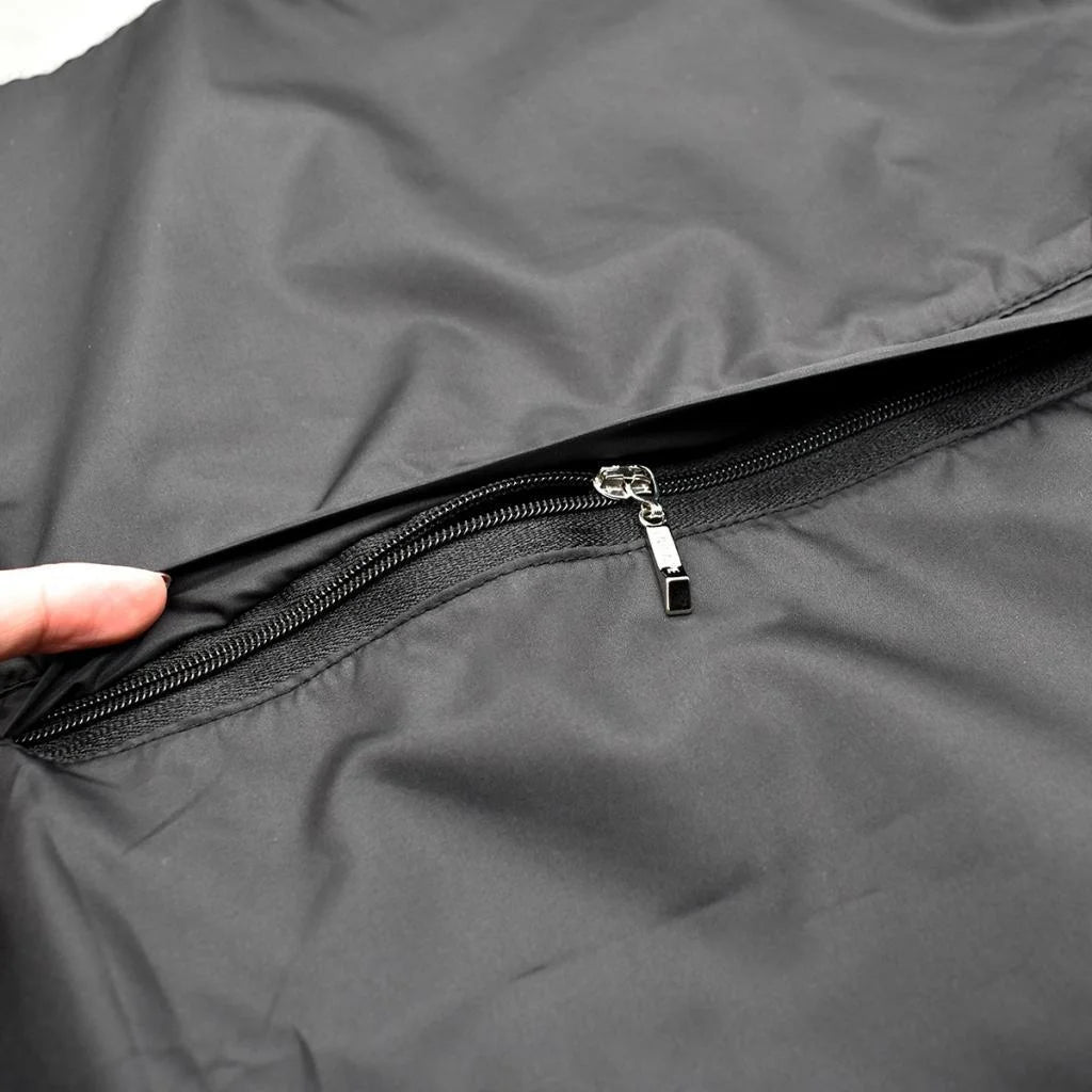 Black XXL Windproof Long-Sleeve Riding Jacket O810600