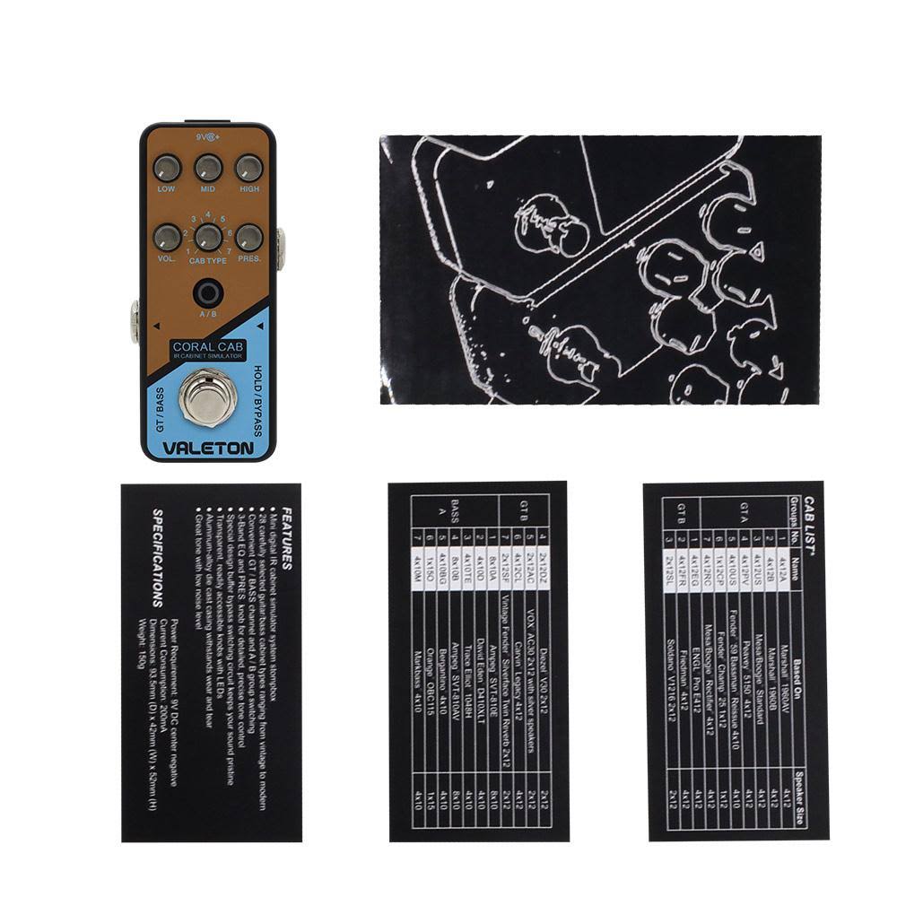 Impulse Response Cabinets Simulator Guitar Bass L7715