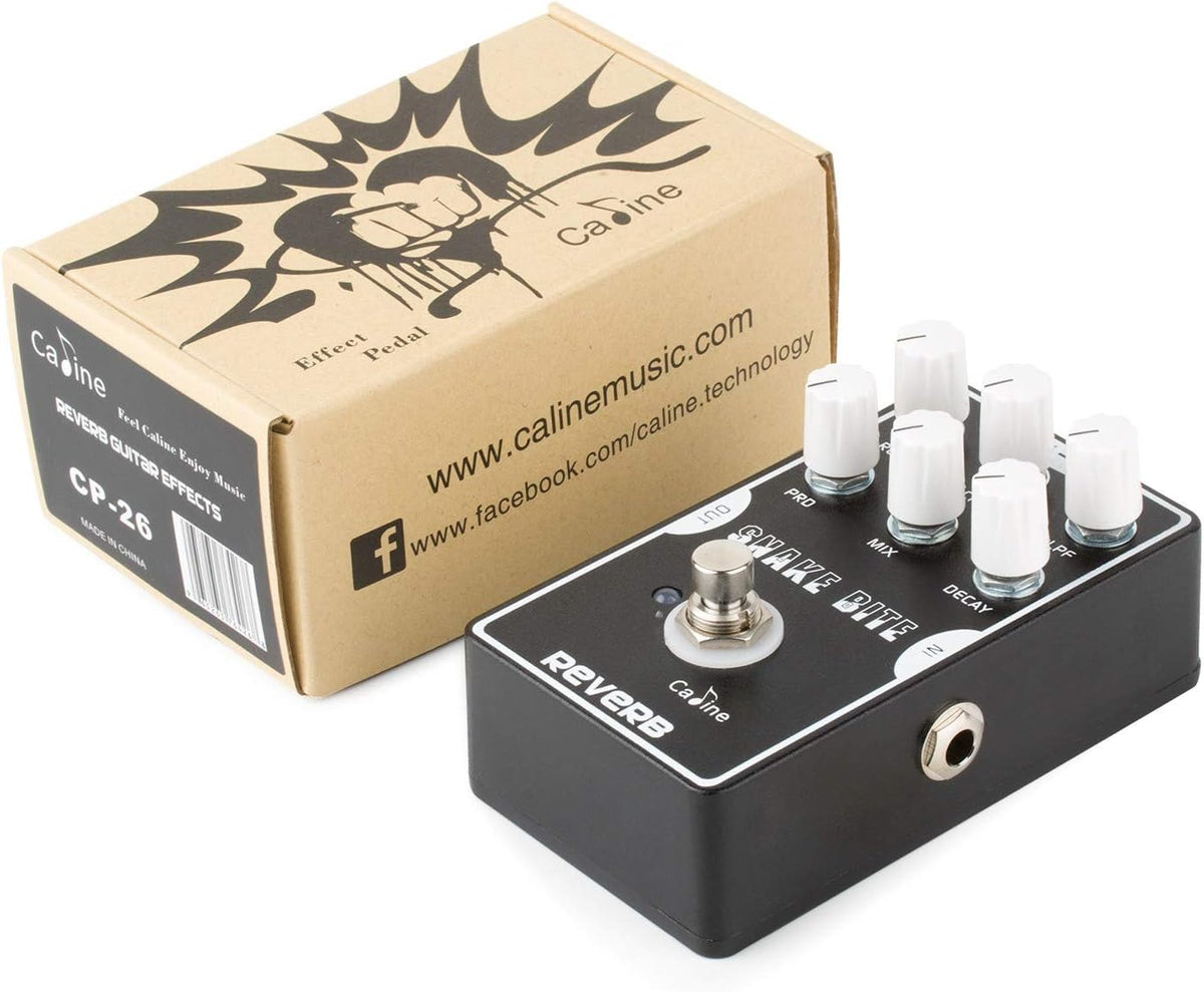 Hall Reverb Guitar Effects Pedal with True Bypass Aluminum Alloy Housing Y640