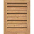 Unfinished Non-Functional Vertical Gable Vent T61337