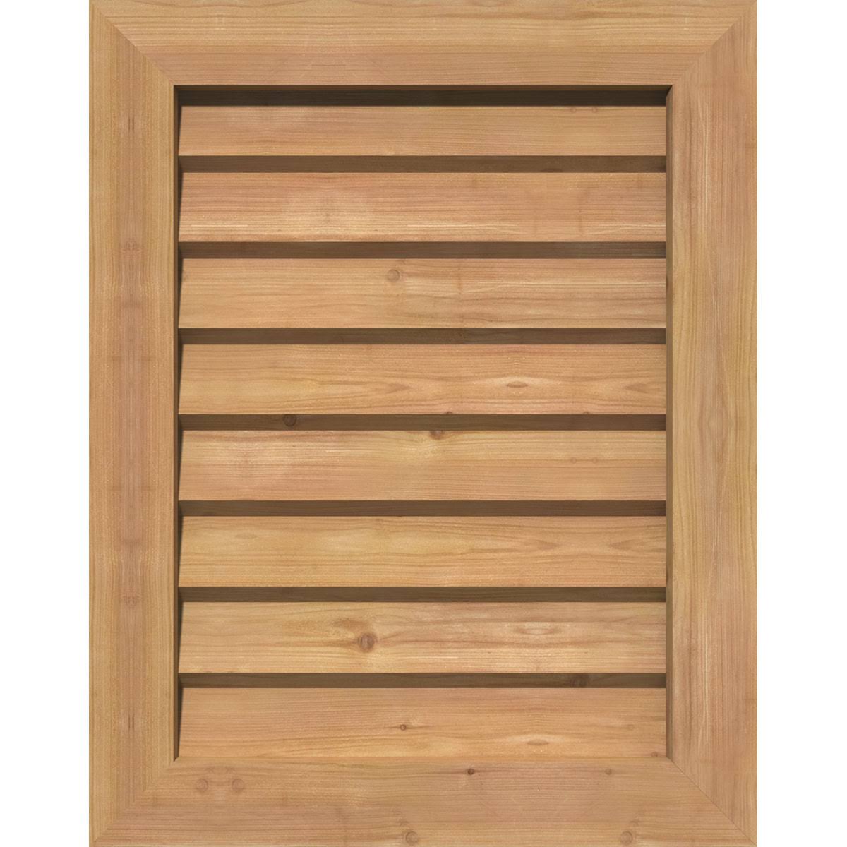 Unfinished Non-Functional Vertical Gable Vent T61337