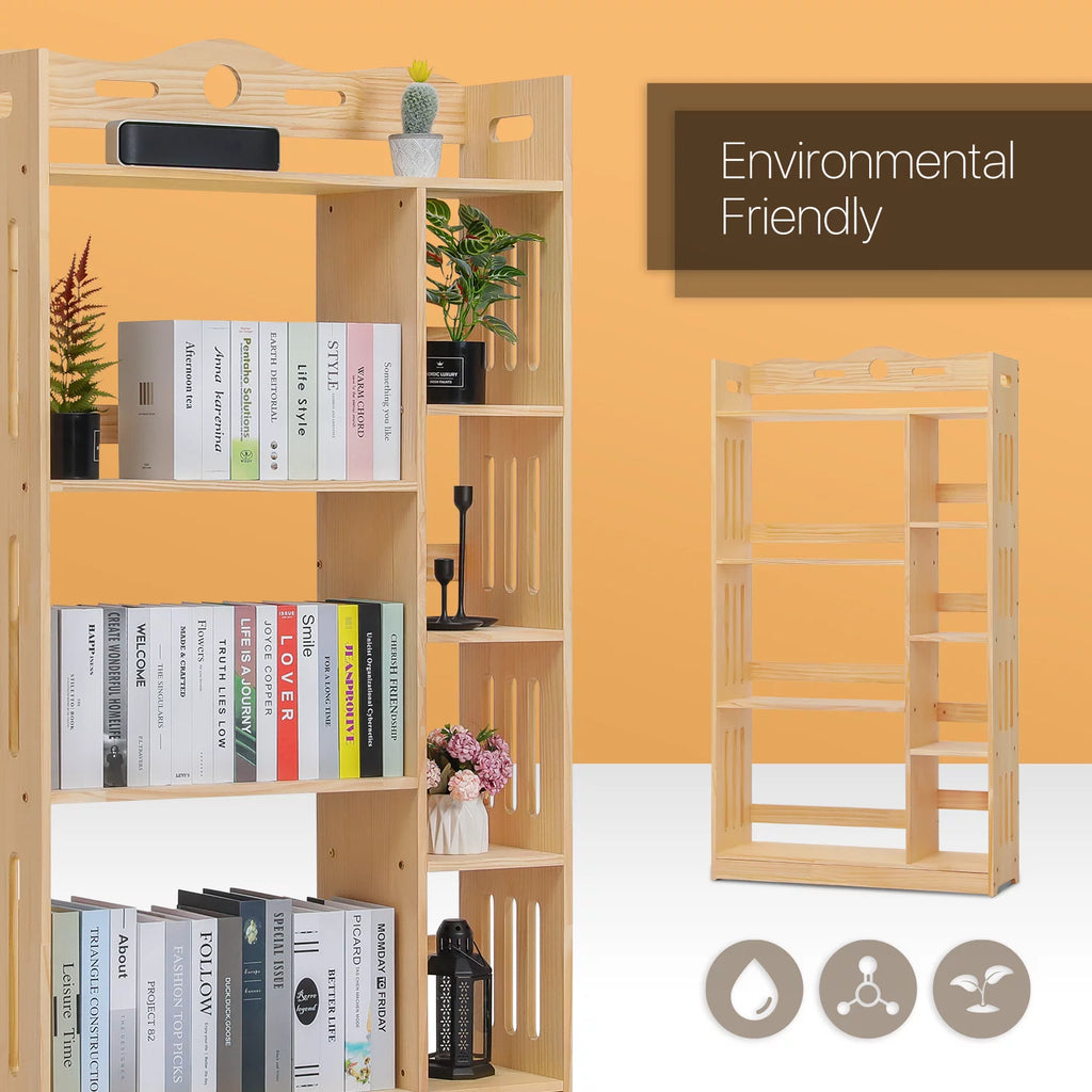 5 Tiers Wood Bookshelf D5354