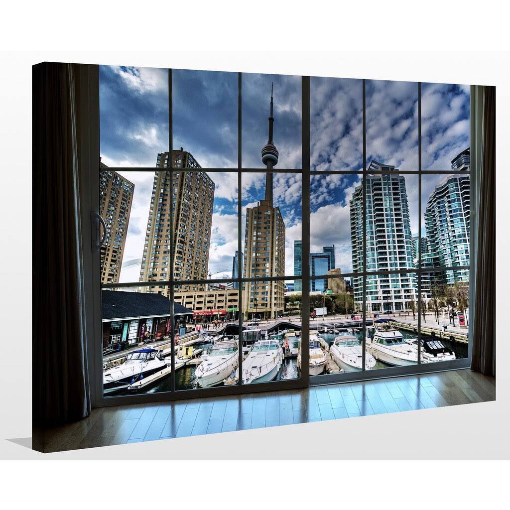 Window Giclee Print Canvas Wall N734