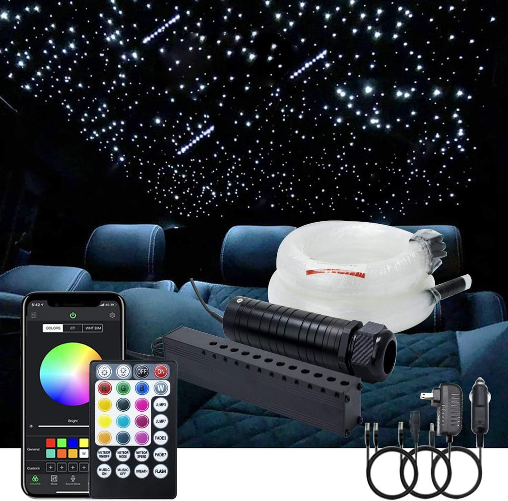 6W APP Control Fiber Optic Star Ceiling Light Kit M55293