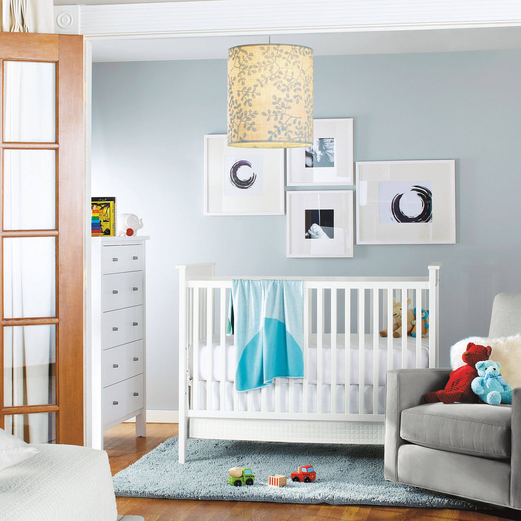 Modern Nest Crib with Toddler Bed Frame Conversion Rail G441