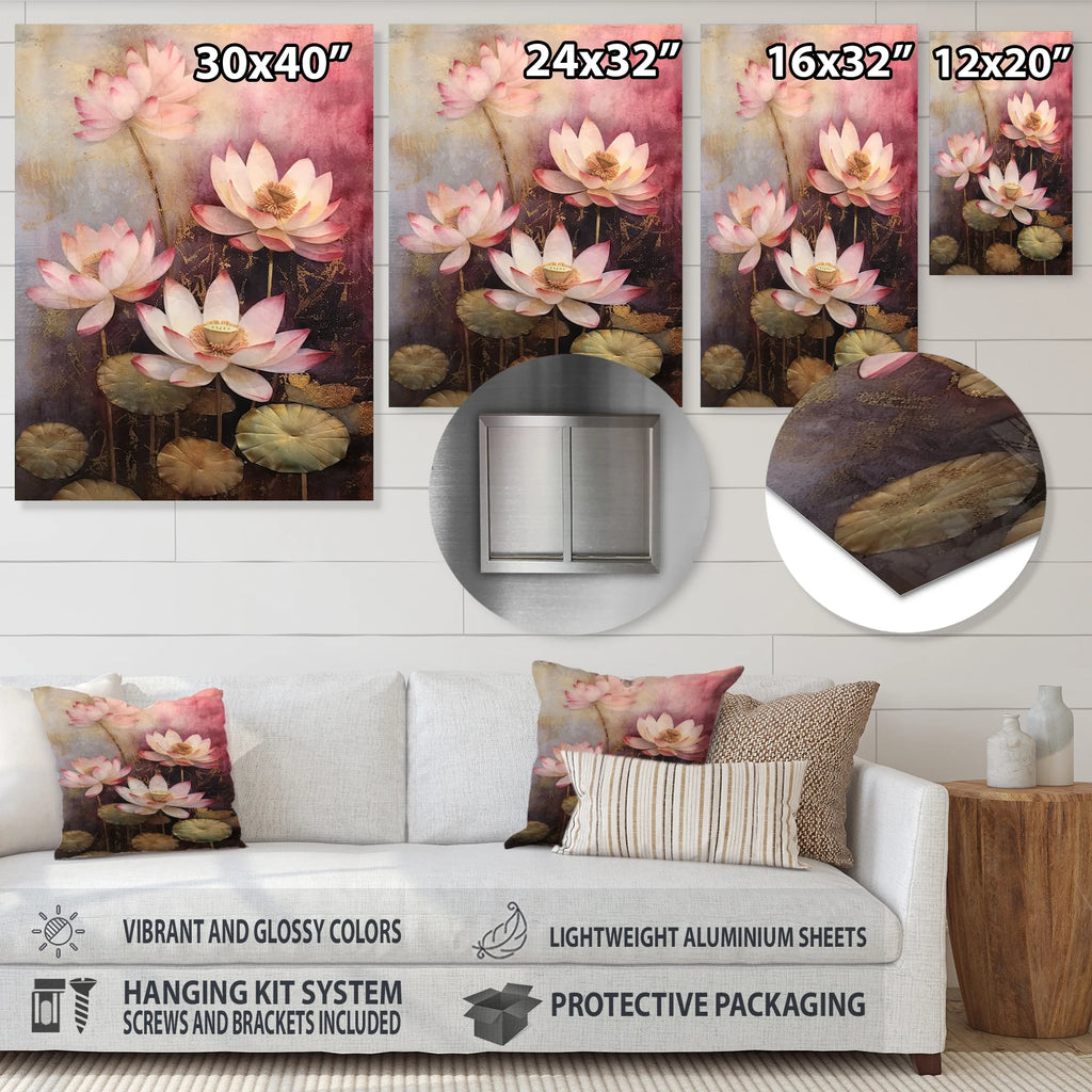 Floral Metal Art Print X782045