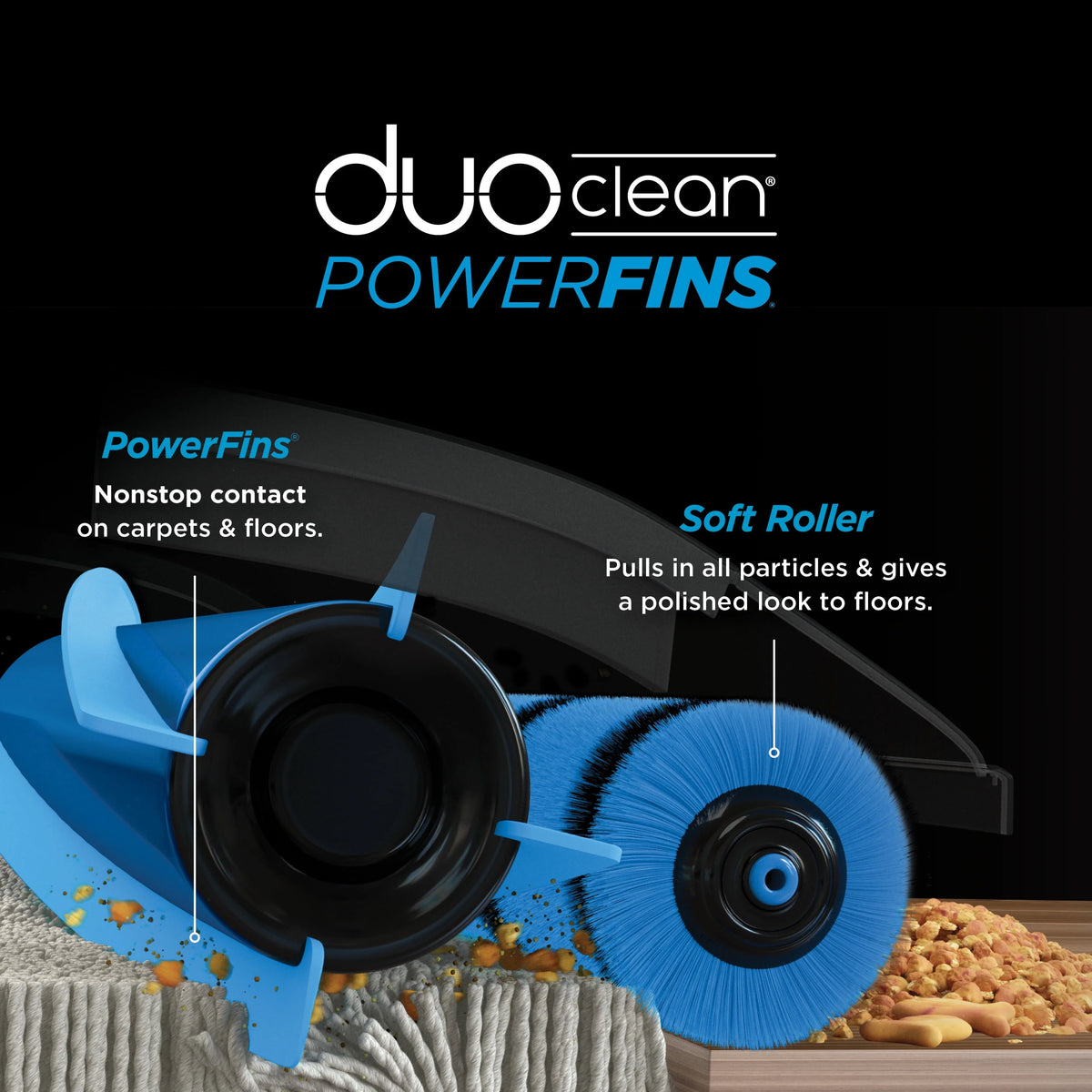 Upright Vacuum with Self-Cleaning Brushroll I6276