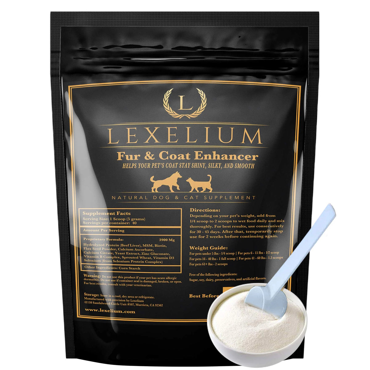Dermatitis Skin and Coat Supplement for Dogs and Cats F444
