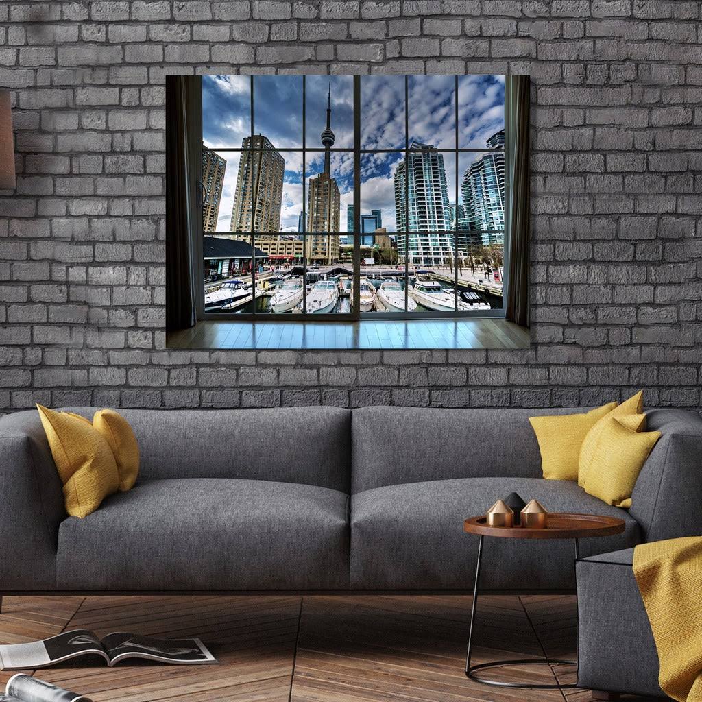 Window Giclee Print Canvas Wall N734