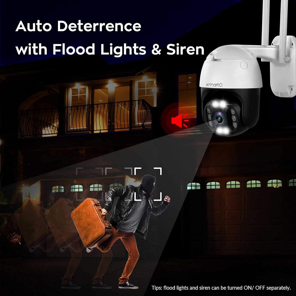 2K Auto-Track Rotation Wireless Security Camera G922669