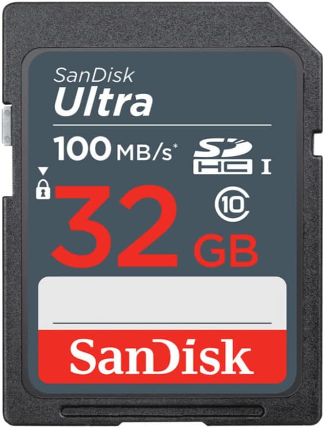 32GB SDHC UHS-I Memory Card 10-Pack with USB Card Reader G59737