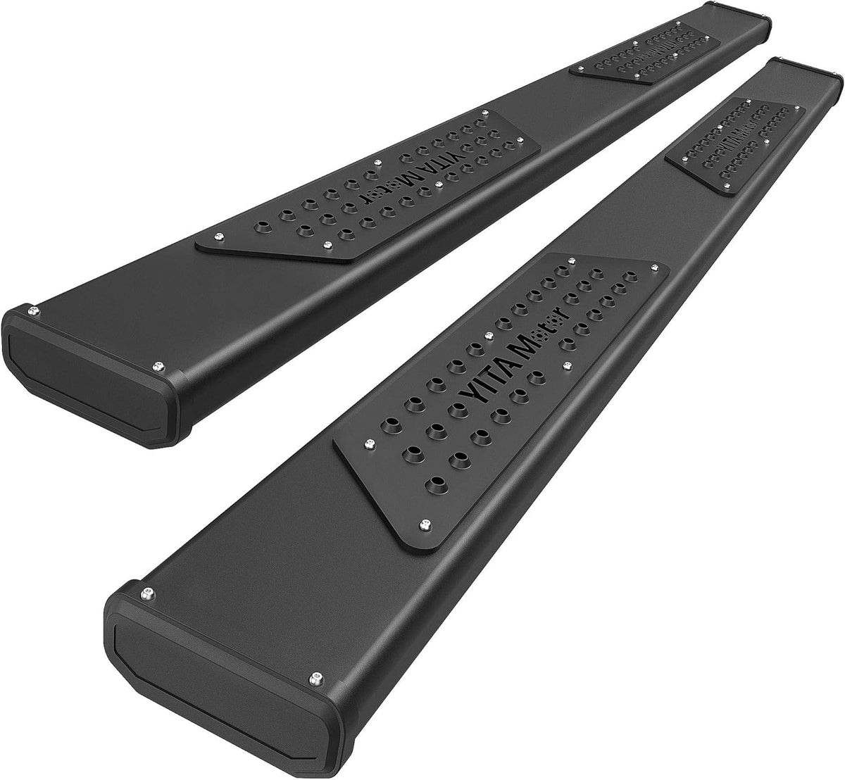 Black Powder Coated Drop Side Steps Running Boards L47704