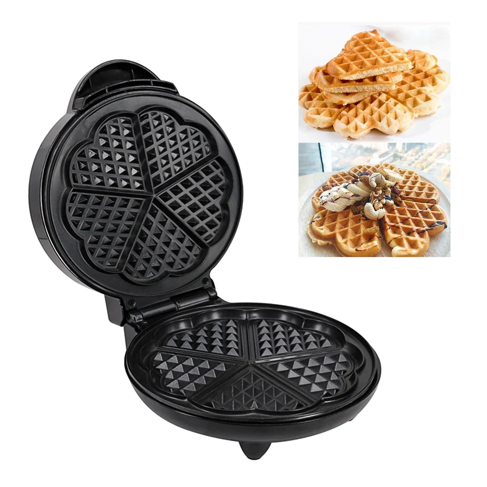 1000W Heart-Shaped Electric Waffle Maker Y36231